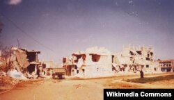 Хама шаарынын 1982-ж. кыргындан кийинки бир көрүнүшү.
