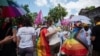 Fotografie de la Marșul Pride organizat la Chișinău în iunie 2024. 