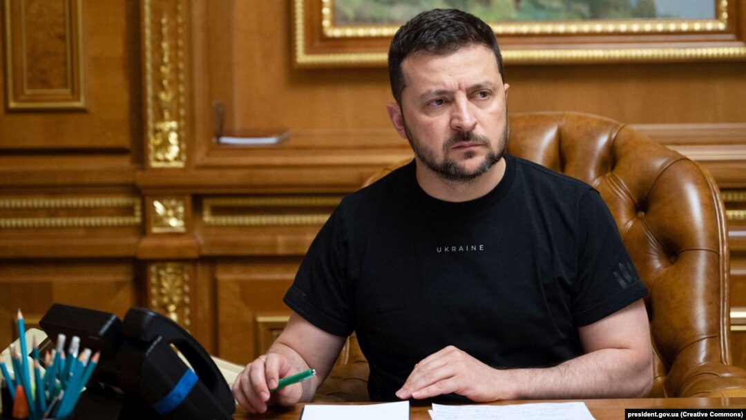 Președintele ucrainean Volodimir Zelenski. Kiev, 3 iulie 2023