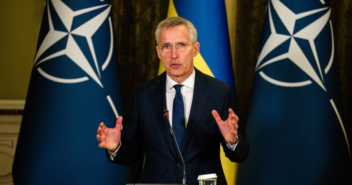 Ukraine In 'Strong Position' To Retake Territory, NATO Chief Says
