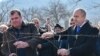 Президентът Румен Радев участва в ритуала по освещаване и зарязване на лозята по повод презника Трифон Зарезан, с. Устина, 14 февруари