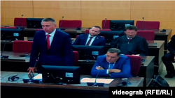 Milorad Dodik na suđenju u Sudu BiH.