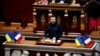 Predsjednik Ukrajine Volodimir Zelenski se obraća Skupštini Francuske tokom zvanične posjete na obilježavanju Dana D, Pariz, 7. juni 2024. 