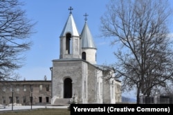 Crkva Svetog Jovana Krstitelja u Suzi, Nagorno-Karabah, fotografisana 2018. Crkva je bila poznata kao Kanač Žam na jermenskom.