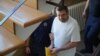 Ukrajinski državljanin Andrij Naumov uoči suđenja u Višem sudu u Nišu ( 21. septembar 2023.)