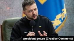 Presidenti ukrainas, Volodymyr Zelensky.