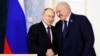 Владимир Путин и Александр Лукашенко. Россия, 2024 год