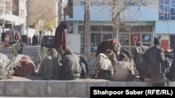 تعدادی از افراد معتاد در ولایت هرات 