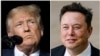 Donald Trump (lijevo) i Elon Musk