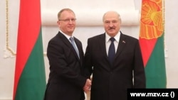 Томаш Перніцкі і Аляксандар Лукашэнка, 2019 год