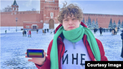 Илья Андреев на Красной площади