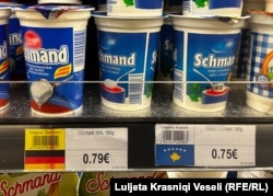 Dy produkte, njëri prodhim vendor, tjetri gjerman. Të dy produktet me peshë të njëjtë. Produkti gjerman është vetëm 0.4 euro më i shtrenjtë.