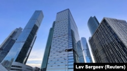 Наслідки удару по будівлі комплексу «Москва-Сіті» у російській столиці