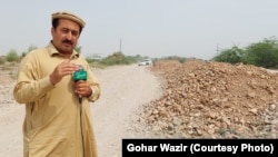 Gohar Wazir, an independent Pakistani journalist, says he was recently abducted and tortured by pro-government militants in Pakistan. (file photo)