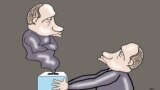 SERBIA - Political cartoon by Predrag Koraksic Corax. March 18, 2024