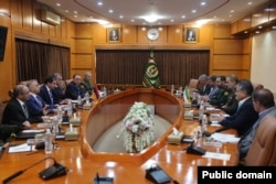 Armenian defense officials met with their Iranian counterparts in Tehran on March 6.