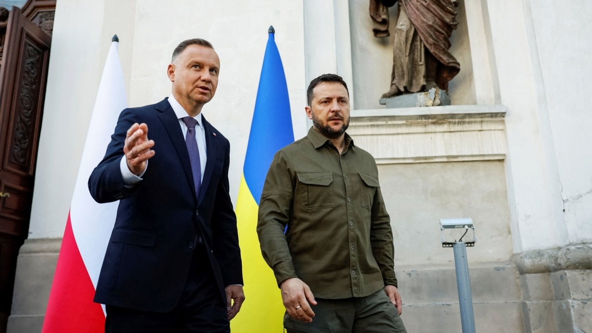 Vladimir Zelensky and Andrzej Duda met in Lutsk