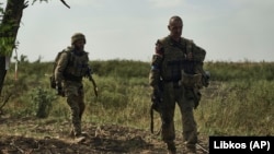 Українські військові біля Бахмута, 4 вересня 2023 року