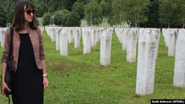 Agrieszka Bartula je porijeklom iz Poljske. Ove godine je došla da oda počast žrtvama srebreničkog genocida.