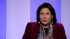 WATCH: Georgian President Salome Zurabishvili speaks with RFE/RL's Ray Furlong in Prague on December 12.