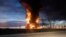 Požar u rafineriji nafte u Smolensku, Rusija, 24. aprila 2024.