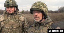 Головнокомандувач ЗСУ Валерій Залужний з міністром оборони Олексієм Резніковим