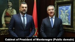 Šef diplomatije BiH Elmedin Konaković i predsjednik Crne Gore Milo Đukanović.