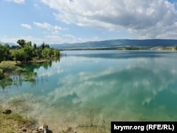 Белогорское водохранилище, Крым, июль 2023 года