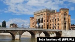 Vijećnica u Sarajevu u kojoj je smještena gradska uprava.