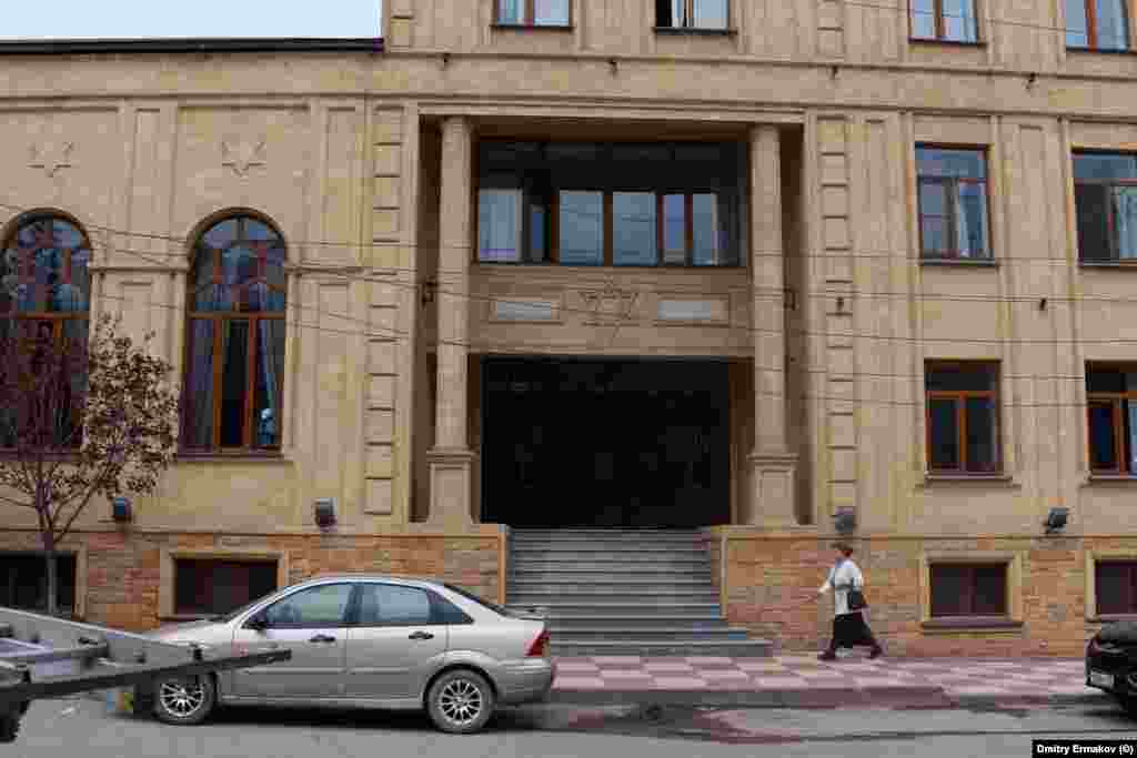 Sinagoga Kele-Numaz u Derbentu u maju 2023. Prije boljševičke revolucije, u gradu je navodno bilo 11 sinagoga. Danas je ostala samo ova.