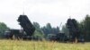 German Patriot system units are seen at the Vilnius airport ahead of a NATO summit in July 2023. 
