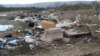 Ilegalno odlagalište otpada kod Avijatičarskog mosta, južno od Mostara, mart 2023. 