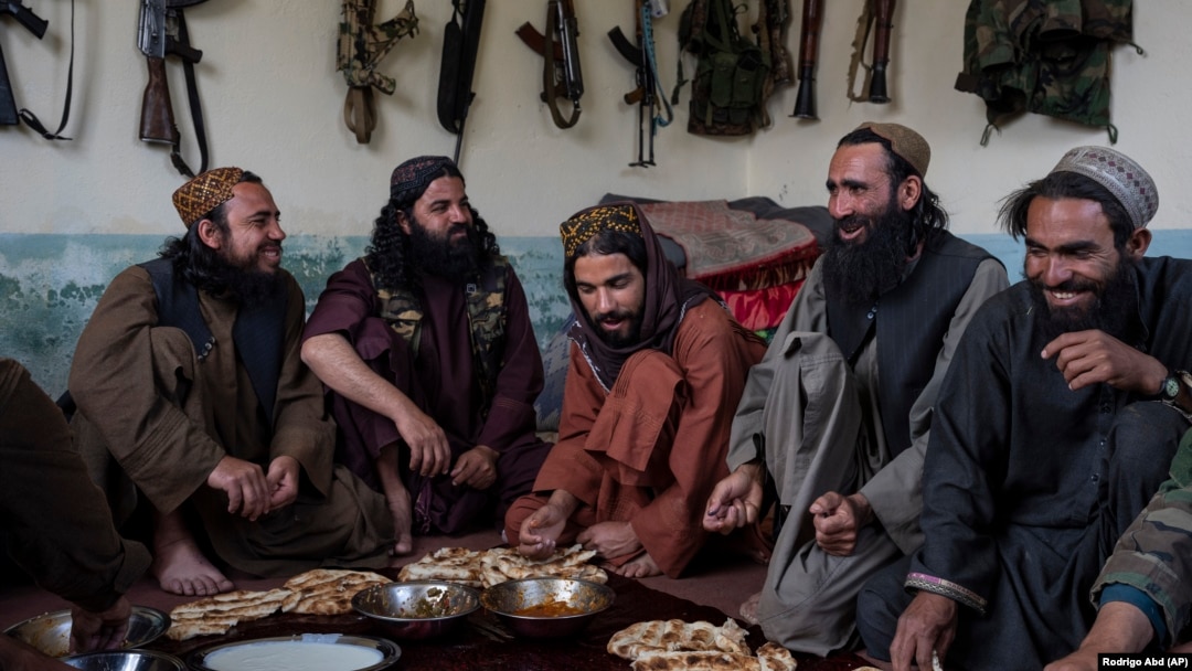 Taliban fighters in Wardak Province, Afghanistan (file photo)