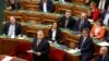 Hungarian Prime Minister Viktor Orban addresses the parliament in Budapest on December 13.