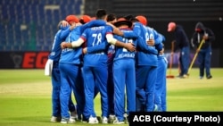 Afghanistan's cricket team plays the United Arab Emirates on February 16.