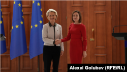 Președinta Comisiei Europene, Ursula von der Leyen, a venit la Chișinău joi, 12 octombrie, pentru a doua oară în acest an.