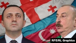 Ираклий Гарибашвили и Ильхам Алиев