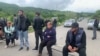 Armenia - Protesting residents of Kirants block a road, May 16, 2024.