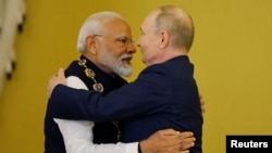 Kyiv has criticized Modi for embracing Putin during a visit to Russia on July 8.