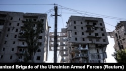 Пошкодженний будинок в наслідок російського удару в Торецьку, Донецька область, 13 червня 2024 року