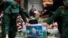 بیرق ایران در سفارت آن کشور در کابل نیمه برافراشته شد