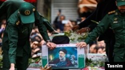 مراسم تشییع جنازه ابراهیم رئیسی رئیس‌جمهور ایران و همراهانش
