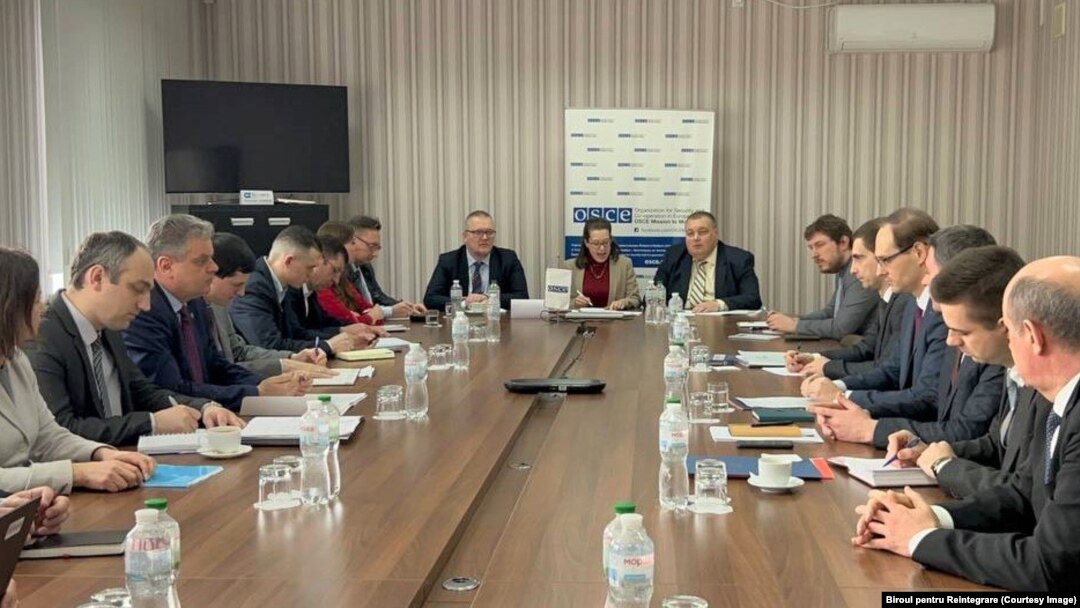 Prima întâlnire (din anul 2023) a reprezentanților politici în procesul de negocieri privind reglementarea transnistreană. Tiraspol, sediul Misiunii OSCE, 17 februarie 2023