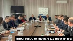 Prima întâlnire (din anul 2023) a reprezentanților politici în procesul de negocieri privind reglementarea transnistreană. Tiraspol, sediul Misiunii OSCE, 17 februarie 2023