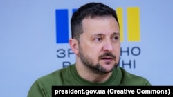 Украинскиот претседател Володимир Зеленски, 5 април 2024 г.