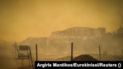Лясныя пажары ў Грэцыі, ліпень 2023