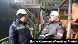 Radnici u fabrici u Pokrovsku u Donjeckoj oblasti u Ukrajini prošle godine