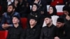 Дети главы Чечни Рамзана Кадырова: Эли, Адам и Ахмат (слева направо на первом плане), Айшат Кадырова, Табарик и Хутмат (справа налево на втором плане). Архивное фото