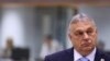 Orbán Viktor a brüsszeli EU-csúcson 2024. március 22-én