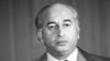 Pakistani President Zulfikar Ali Bhutto listens during a press conference in Paris in July 1973.